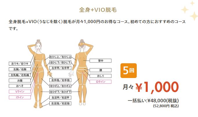 レジーナクリニック新キャンペーン価格（2025年4月10日～）